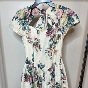 Karin Stevens Vintage Petite Floral Dress